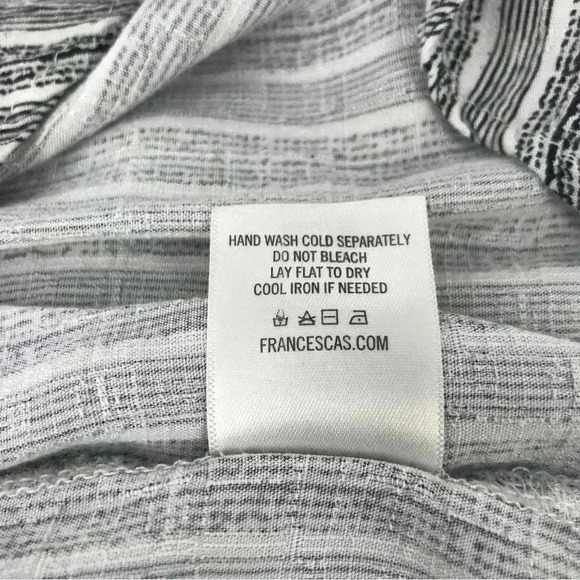 BLUE RAIN SKIRT WOMENS MEDIUM BEACH WEAR STRIPED COASTAL COTTAGE WRAP COMFORT - Picture 6 of 10